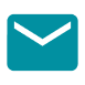 Blue envelope icon symbolizing email or messaging.